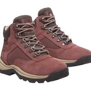 Timberland Women's White Ledge Mid LC W/P Hiking Boot - Med. Red Suede - Size: 8